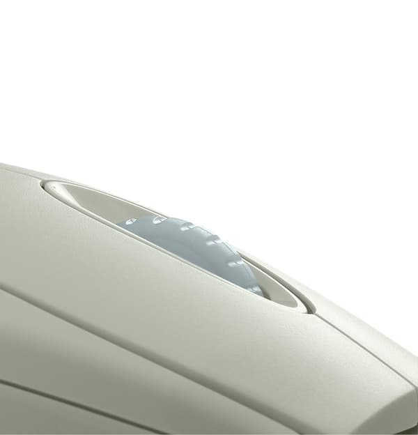 CHERRY M-5400 WheelMouse Optisk - Mus - höger- och vänsterhänt - optisk - 3 knappar - trådbunden - PS/2, USB - ljusgrå