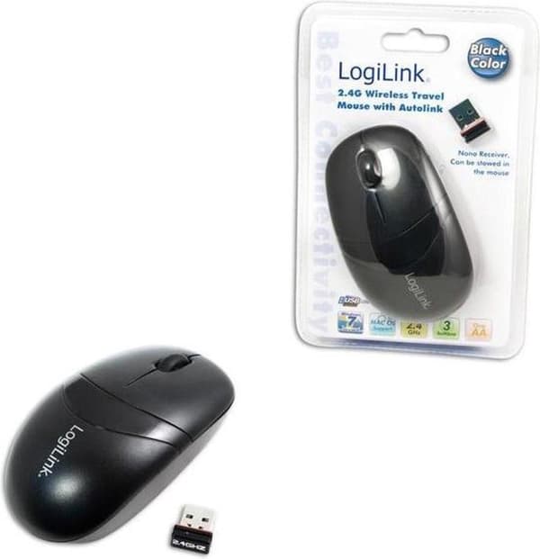 LogiLink ID0069 mus RF Trådlös Optisk 1000 DPI