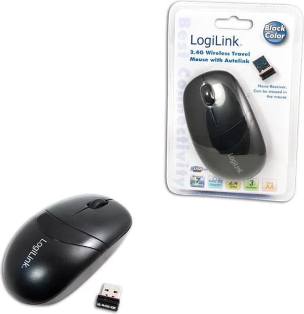 LogiLink ID0069 mus RF Trådlös Optisk 1000 DPI