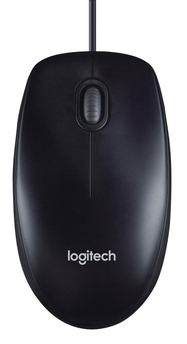 Logitech M90 - Mus - Svart