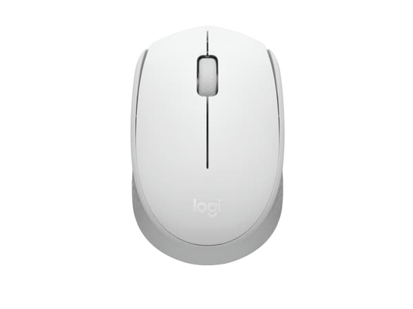 Logitech M171 - Hiiri - oikea- ja vasenkätinen - langaton - 2,4 GHz - langaton vastaanotin (USB) - Luonnonvalkoinen