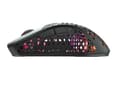 Miniatyrbild 5 av 5: Xtrfy M4 RGB - Mus - ergonomisk - optisk - trådlös - 2.4 GHz - trådlös USB-mottagare - svart