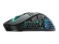 Miniatyrbild 1 av 5: Xtrfy M4 RGB - Mus - ergonomisk - optisk - trådlös - 2.4 GHz - trådlös USB-mottagare - svart