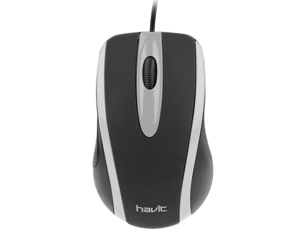 Havit MS753 Universal Mouse (svart/blå) Sort, Rød