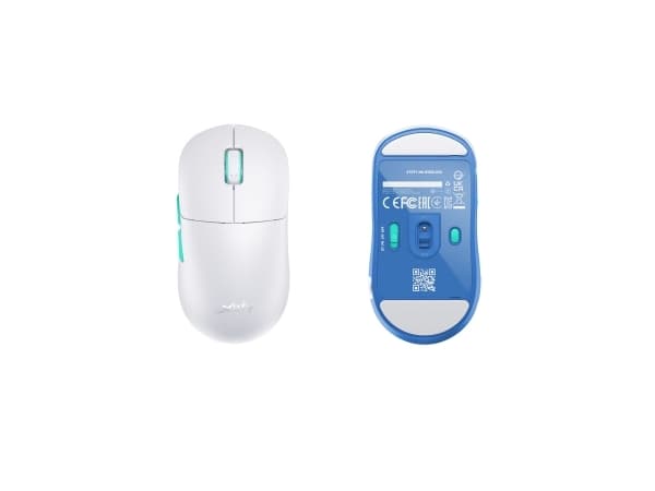 Xtrfy M8 - Mus - optisk - 5 knapper - trådløs - 2.4 GHz - USB trådløs mottaker - hvit