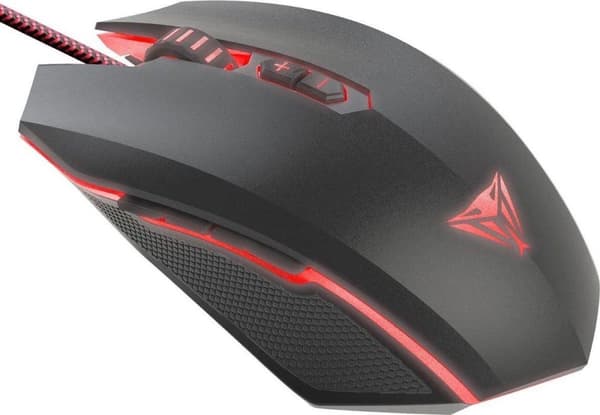 Patriot Memory Viper V530 mus Höger USB Type-A Optisk 4000 DPI Svart, Röd