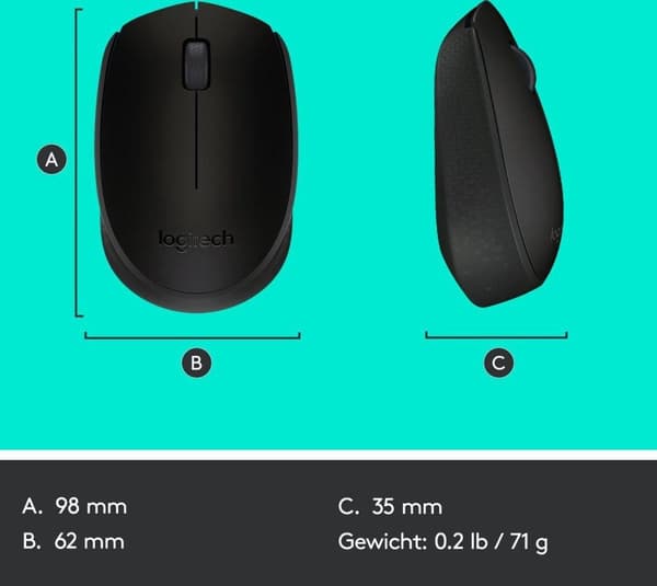 Langaton Logitech M171 -hiiri