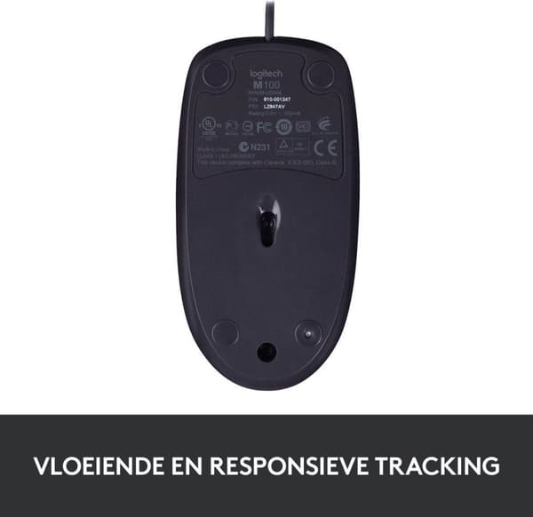Logitech B100 optinen USB-hiiri