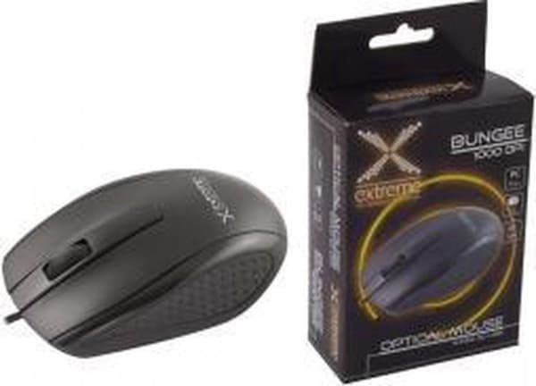 Extreme XM110K mus USB Typ-A Optisk 1000 DPI Högerhänt