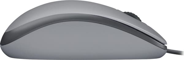 Logitech M110 Silent - Mus - højre- og venstrehåndet - optisk - 3 knapper - kablet - USB-A - Mellemgrå (910-006760)