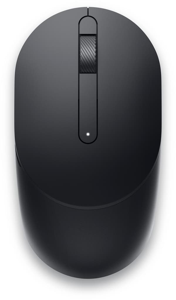 Dell MS300 - Mus - full storlek - höger- och vänsterhänt - optisk lysdiod - 3 knappar - trådlös - 2,4 GHz - svart - detaljhandel - box - med 3 års Adv