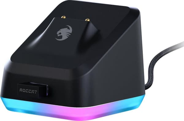 ROCCAT Kone XP Air - Trådløs spillemus - Ladestation - Sort