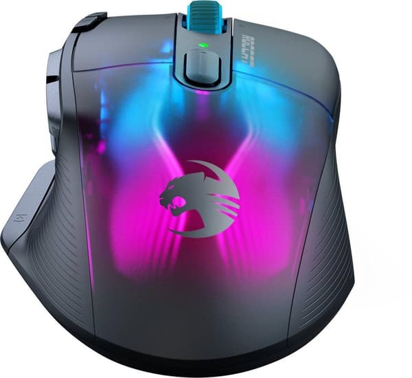 ROCCAT Kone XP Air - Trådløs spillemus - Ladestation - Sort