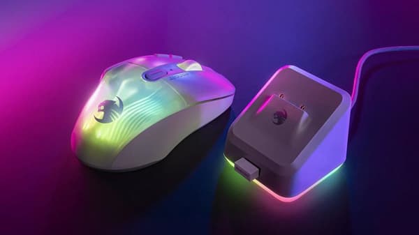 ROCCAT Kone XP Air - Trådløs spillemus - Ladestation - Sort