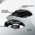 Miniatyrbild 3 av 7: Logitech G502 X - Wired Gaming Mus - Högerhänt - Optisk - Svart