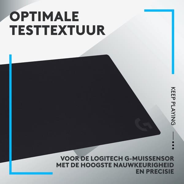 Logitech G840 XL - Stof Gaming Mouse Pad - 900 x 400 x 3 mm - Sort