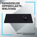 Miniatyrbillede 5 af 7: Logitech G240 - Stof til gaming musemåtte - 340 x 280 x 1 mm - Sort