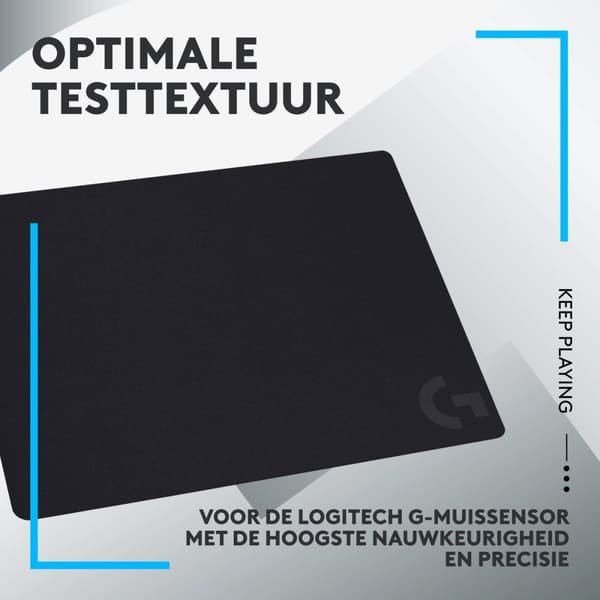 Logitech G240 - Stof til gaming musemåtte - 340 x 280 x 1 mm - Sort