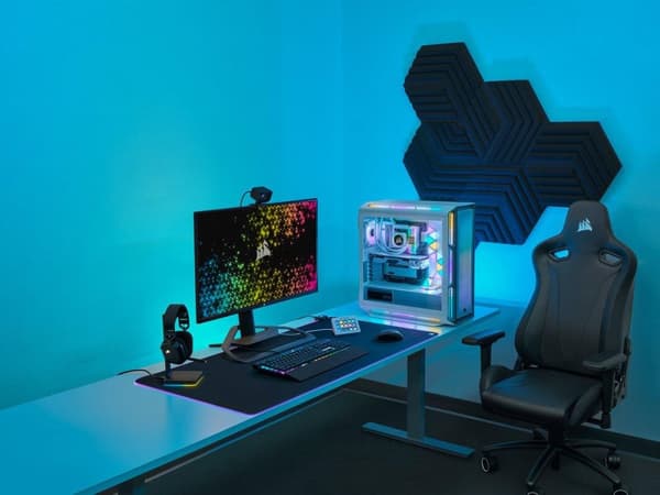 Corsair MM700 - Stor gaming musemåtte - RGB - Tekstil - Extended 3XL - Sort
