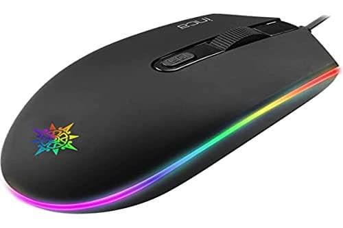 INCA 1200DPI RGB 4D GAMING MOUSE (IMG-GT13) Svart