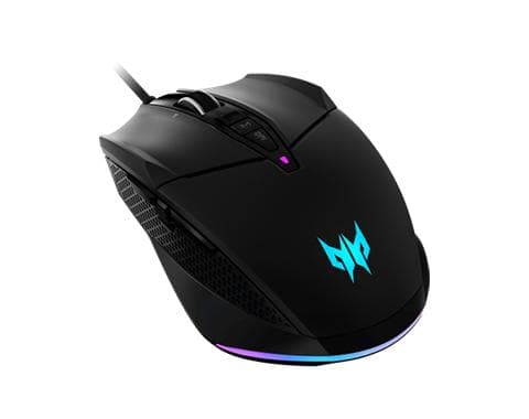 Acer Predator Cestus 335 (PMW120) - mouse - ergonomic - optical - 10 buttons - wired - USB 2.0 - black - retail