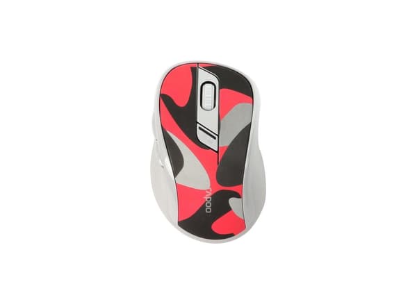 Hama "M500" Wireless Silent Multi-Mode Mouse, camouflage/red (00184339)