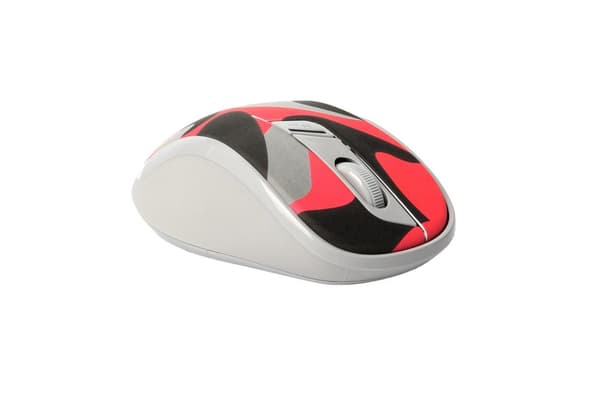 Hama "M500" Wireless Silent Multi-Mode Mouse, camouflage/red (00184339)
