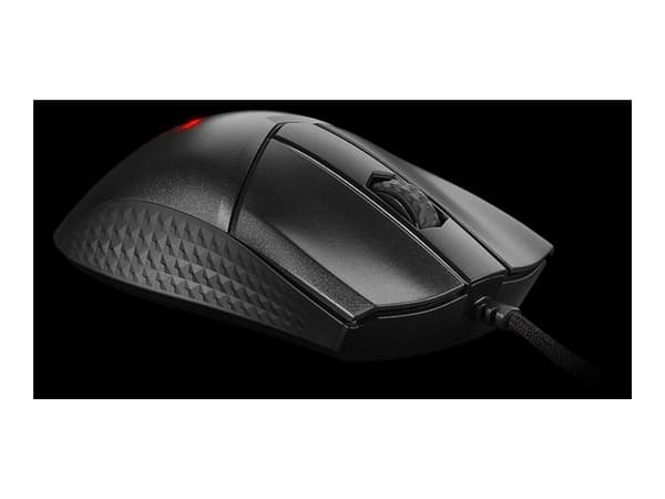 MSI Clutch GM31 - Mus - ergonomisk - optisk - 6 knappar - kabelansluten - USB 2.0