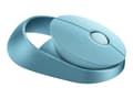 Miniatyrbild 3 av 5: Rapoo Ralemo Air 1 - Mus - multi-mode - optisk - 3 knappar - trådlös - 2.4 GHz, Bluetooth 3.0, Bluetooth 5.0 - trådlös USB-mottagare - blå