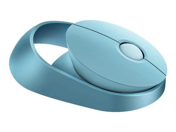 Rapoo Ralemo Air 1 - Mus - multi-mode - optisk - 3 knappar - trådlös - 2.4 GHz, Bluetooth 3.0, Bluetooth 5.0 - trådlös USB-mottagare - blå