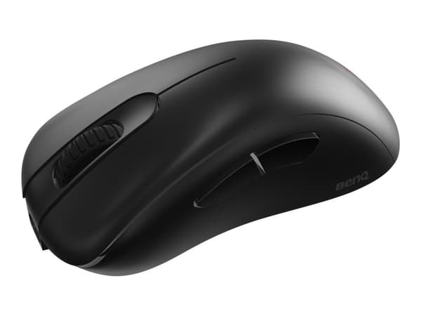 BenQ ZOWIE EC2-CW - Mus - ergonomisk - for e-sporter - høyrehendt - 5 knapper - trådløs, kablet - USB 2.0, 2.4 GHz - USB trådløs mottaker - svart
