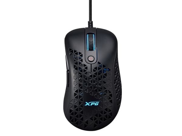 XPG SLINGSHOT-BKCWW, Molempikätinen, Optinen, USB A-tyyppi, 12000 DPI, 1 ms, Musta musta