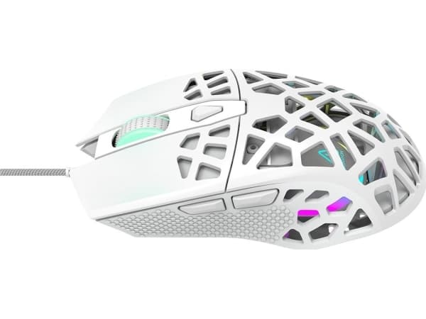 Canyon GM-20, Optisk, USB Type-A, 12000 DPI, Vit