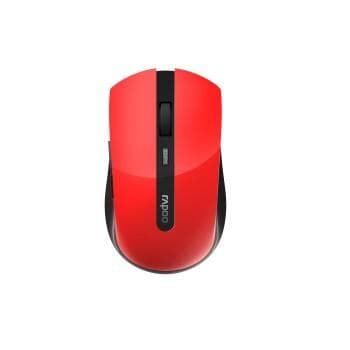 Rapoo 7200M Multimode trådlös optisk mus Röd
