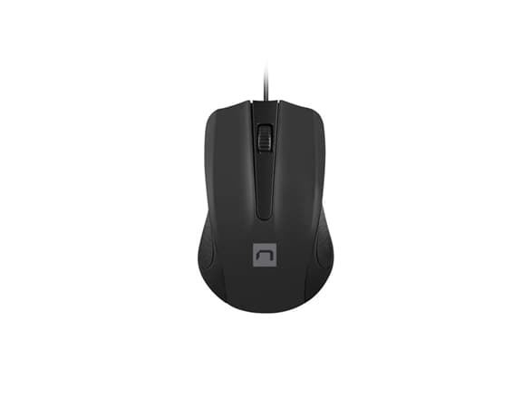 NATEC Snipe, Oikeakätinen, Optinen, USB A-tyyppi, 1200 DPI, Musta