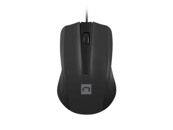 NATEC Snipe, Oikeakätinen, Optinen, USB A-tyyppi, 1200 DPI, Musta