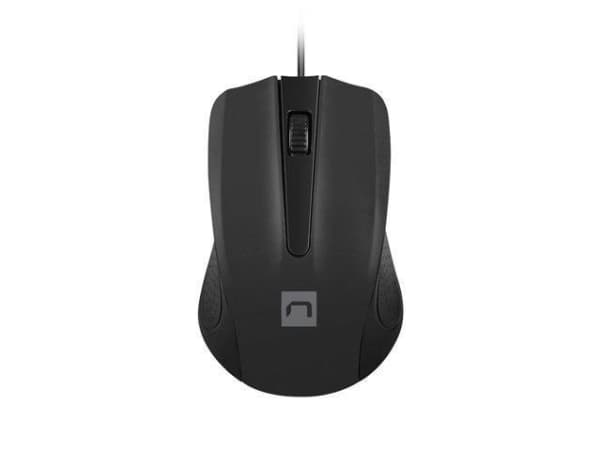 NATEC Snipe, Oikeakätinen, Optinen, USB A-tyyppi, 1200 DPI, Musta