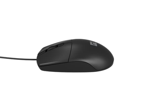 NATEC Ruff Plus, högerhand, Optisk, USB Type-A, 1200 DPI, Svart