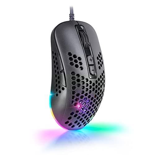 Gaming, optisk, trådbunden mus DEFENDER GM-620L SHEPARD 12800dpi 7P RGB Svart