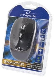 TITANUM TM105K SNAPPER mus RF Trådlös Optisk 1600 DPI Höger