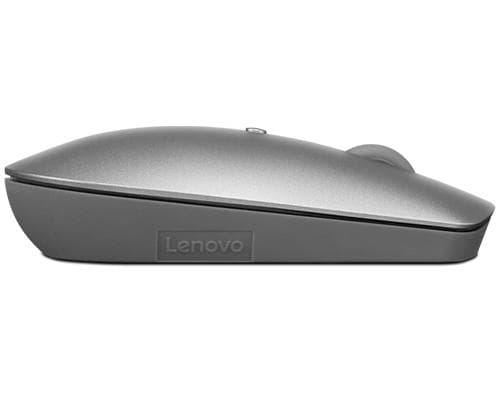 Lenovo 600 Silent - Mus - höger- och vänsterhänt - optisk blå - 3 knappar - trådlös - Bluetooth 5.0 - Iron Grey - detaljhandel - för ThinkCentre M70s