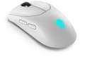 Miniatyrbild 1 av 6: DELL Alienware Tri-Mode Gaming Mouse AW720M - Mus - optisk - 8 knappar - trådlös, trådbunden - USB, 2,4 GHz, Bluetooth 5.1 - Lunar Light (AW720M-W-DEA