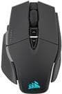 CORSAIR Gaming M65 RGB ULTRA TRÅDLÖS - Mus - optisk - 8 knappar - trådlös, trådbunden - Bluetooth, 2,4 GHz - trådlös mottagare (USB) - svart (CH-93194 Svart