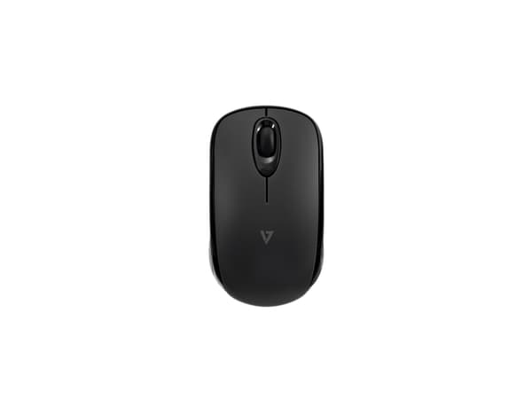 V7 MW150BT, Ambidextrous, Optisk, Bluetooth, 1000 DPI, Svart Svart