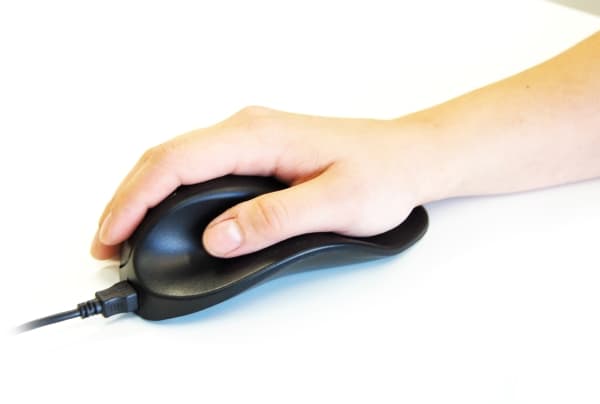 Bakker Elkhuizen Hippus small - Mus - högerhänt - 2 knappar - kabelansluten - USB - svart