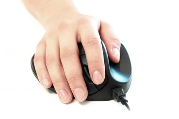 Bakker Elkhuizen Hippus small - Mus - högerhänt - 2 knappar - kabelansluten - USB - svart