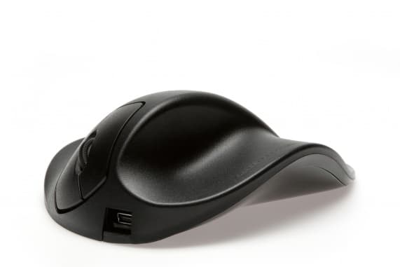 Bakker Elkhuizen Hippus small - Mus - högerhänt - 2 knappar - kabelansluten - USB - svart