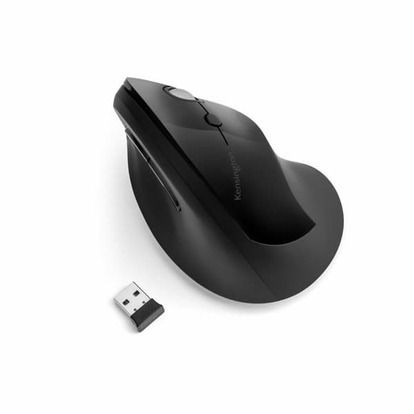Ergonomisk optisk mus Kensington K75501EU Sort 1600 dpi
