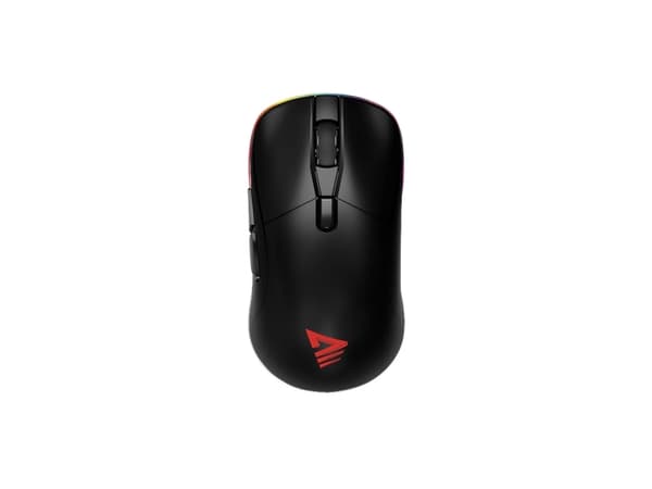 Savio RIFT BLACK gaming mouse RGB Dual Mode, Ambidextrous, Optisk, Bluetooth + USB Type-A, 300 DPI, Svart