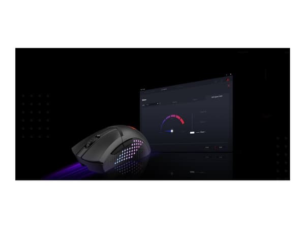 MSI Clutch GM51 - Mus - lettvekts - høyrehendt - optisk - 6 knapper - kablet - USB 2.0